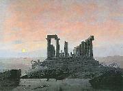 Der Tempel der Juno in Agrigent Caspar David Friedrich